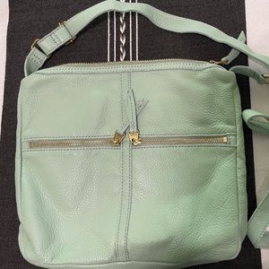 Mint Fossil Crossbody